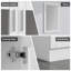 Ensemble de meuble-lavabo simple 24 "avec miroir Cather