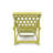 Pinecrest Fully Assembled All-Weather Outdoor Folding Lounge Chair and Table 3 Piece Set-2004598439
