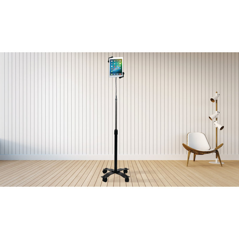 Cta Digital® Compact Gooseneck Floor Stand For Ipad®/tablet