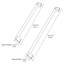 ZLINE Autograph Edition 36 in. Built-In Refrigerator Helix Handles (Set of 3) in Champagne Bronze-1436052122