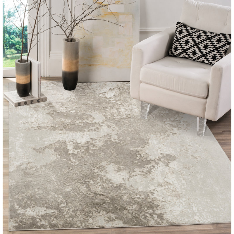 Mccaughey Serenity Stone/Beige Rug, Rectangle 120 x 170cm