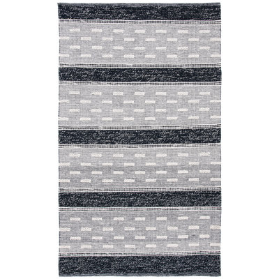 Donnelly Hand Woven Cotton Striped Rug