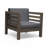 Outdoor Acacia Wood Club Chairs with Cushions-1977677695