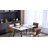 Keava 19" Wide Modern Farmhouse Dining Side Chair in Distressed Leather with Natural Shading-1100826541-1206726060