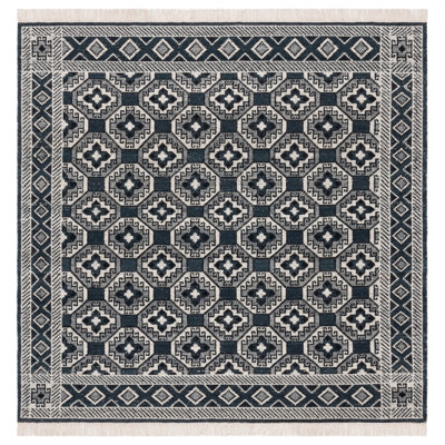 Kilim Flat Weave Wool Geometric Rug