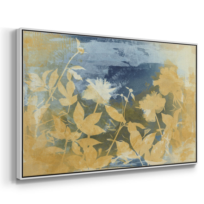 Célébrer - reproduction de cadre flottant sur toile, H 17 po x l 25 po x P 2 po, Blanc