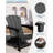 Adirondack Chair Set of 4 with 2 Side Tables, Oversized 380LB Capacity HDPE Outdoor Chairs, Weather-Resistant Fire Pit Seating with Wood Grain Texture, Black-1568090392
