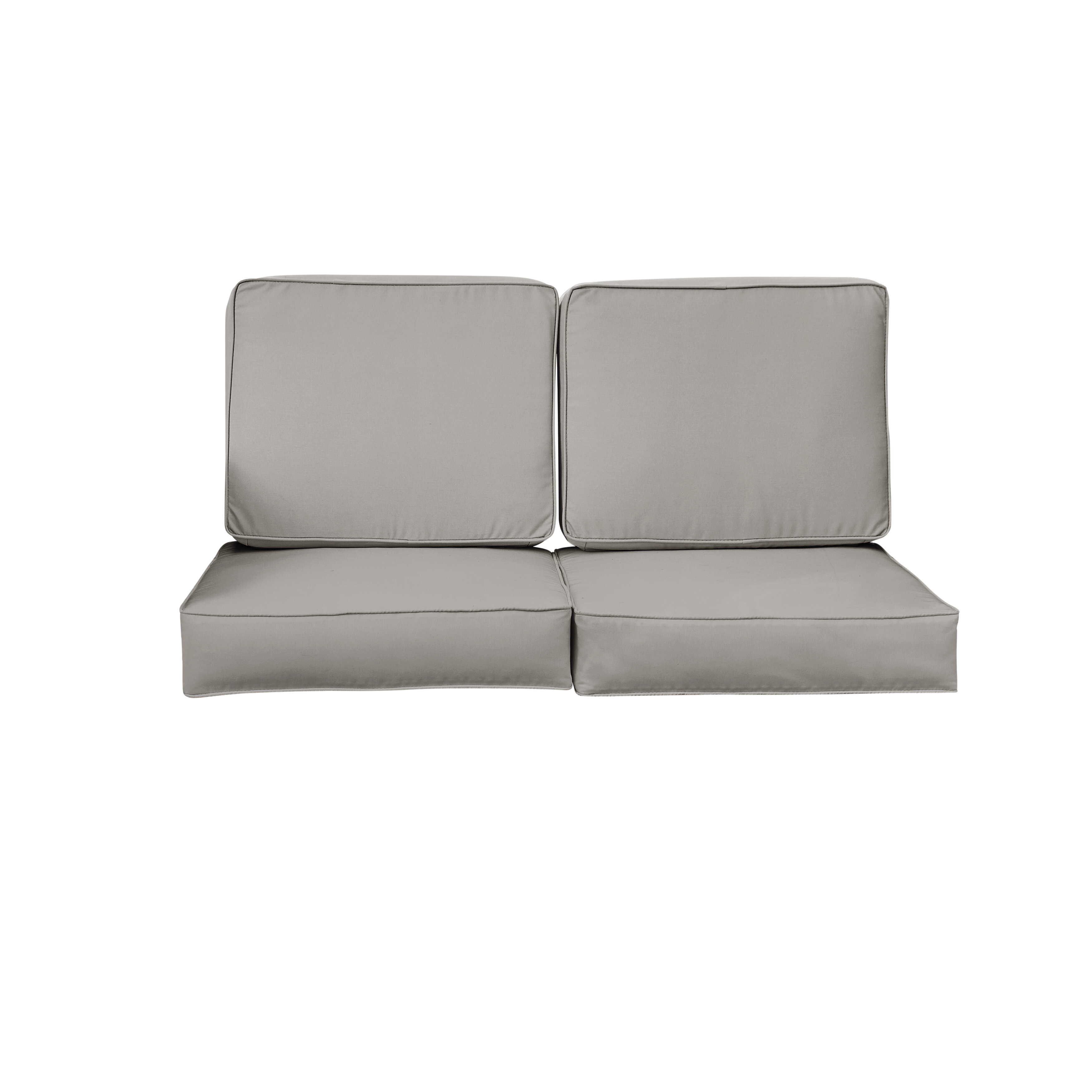 Loveseat discount cushion set