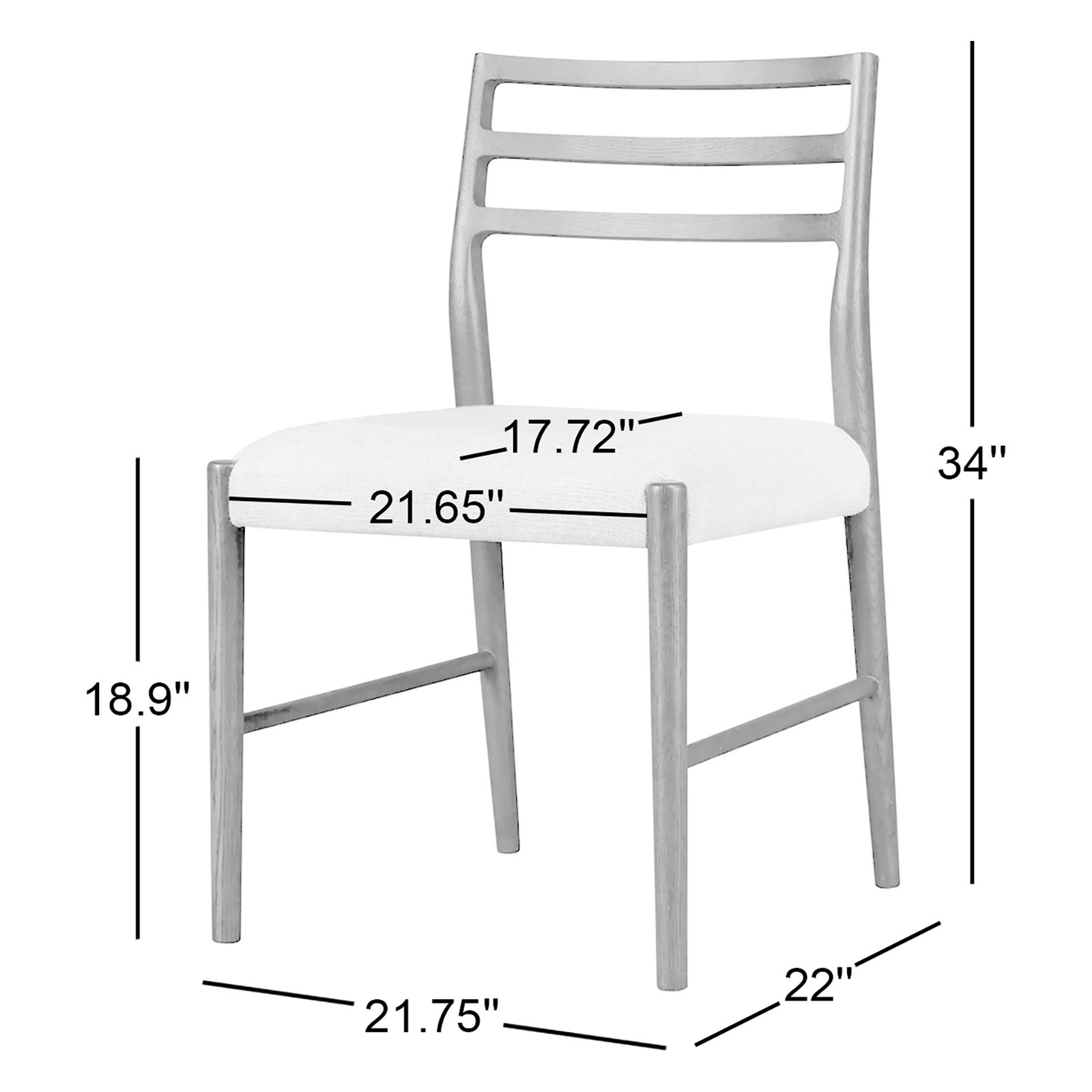 Lindyn Cotton Oak Side Chair, Buff Oak Natural, Medium Brown Cotton/Polyester Blend/Viscose