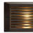 Brick and Step 120V 7.5-in Rectangle Step Light, Bronze, Bulb Included