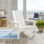 Chaise Adirondack pliante en bois d'acacia avec dossier à lattes-1638401012