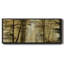Golden Magic - peinture sur toile à cadre flottant-166059176-166059189