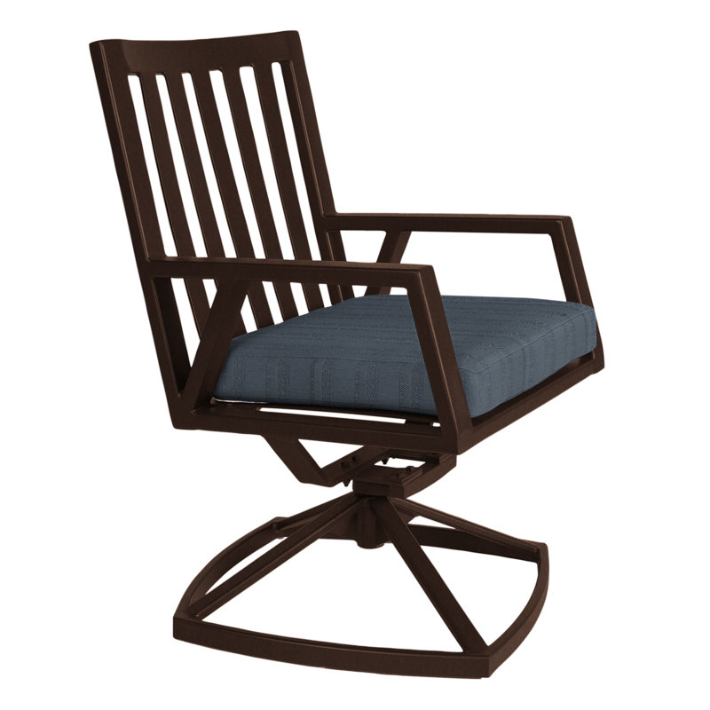 Aris Outdoor Rocker Chair, Copper Creek, Sash Denim
