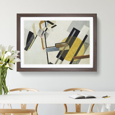 Proun 19D by El Lissitzky - Framed Print