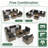 Arwynn 6 - Person Patio Conversation Set with Cushions-541839895-598971309