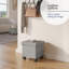 Banc de rangement avec repose-pieds Vérrant-130802507-130802508