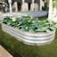 Ensemble de jardin surélevé 2 pièces 6X3X1Ft, jardin surélevé galvanisé pour l'extérieur pour légumes, fleurs et herbes, robuste, résistant à la rouille, facile à assembler