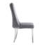 Chaise parsons en velours capitonné Infield