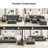Sabira Velvet Reversible Modular Sofa & Chaise with Ottoman-86786406