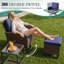 Ensemble de conversation en osier pivotant pour 2 personnes avec table d'appoint-1874485588-1875197796