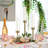 6 Piece Gold Acrylic & Metal Candle Holder Set, Modern Tabletop Centerpiece Decor for Home Wedding Party-754056946