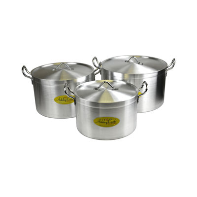 Sterling Ventures 3 Piece Aluminum Cookware Set