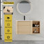 Meuble-lavabo mural avec lavabo en céramique blanche-1384966838