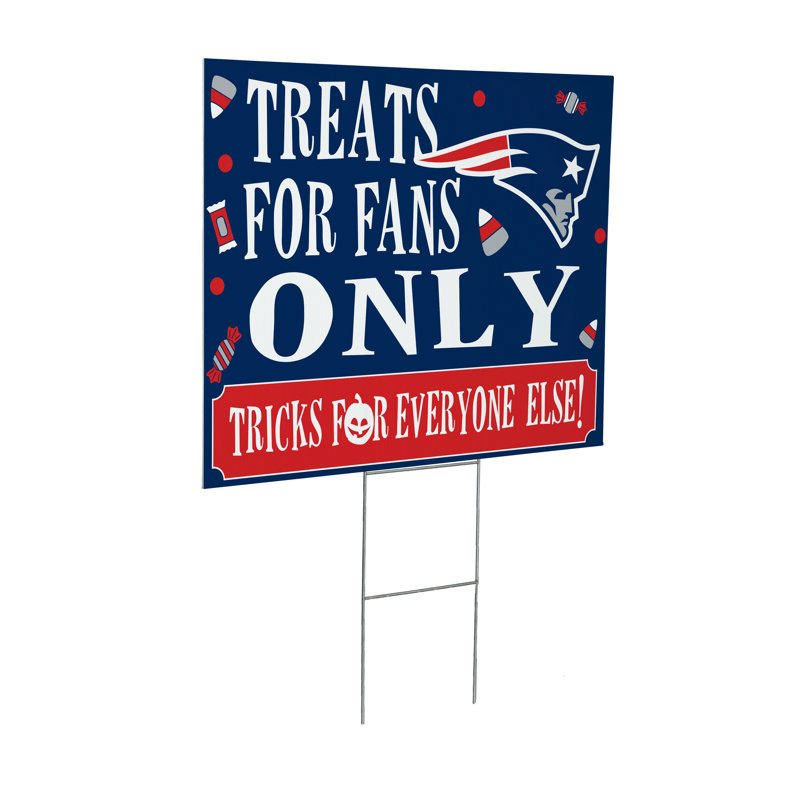 Green Bay Packers, enseigne d'Halloween pour les fans, New England Patriots