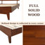 Lit plateforme en bois massif avec tête de lit ajustable Caden, style Mid-Century moderne-1991240175-1991240163