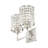 Belisle Steel Armed Sconce-458335943