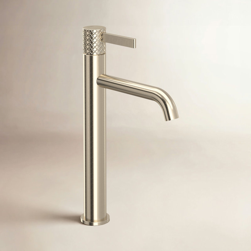 Tenerife Single Hole Bathroom Faucet, Satin Nickel