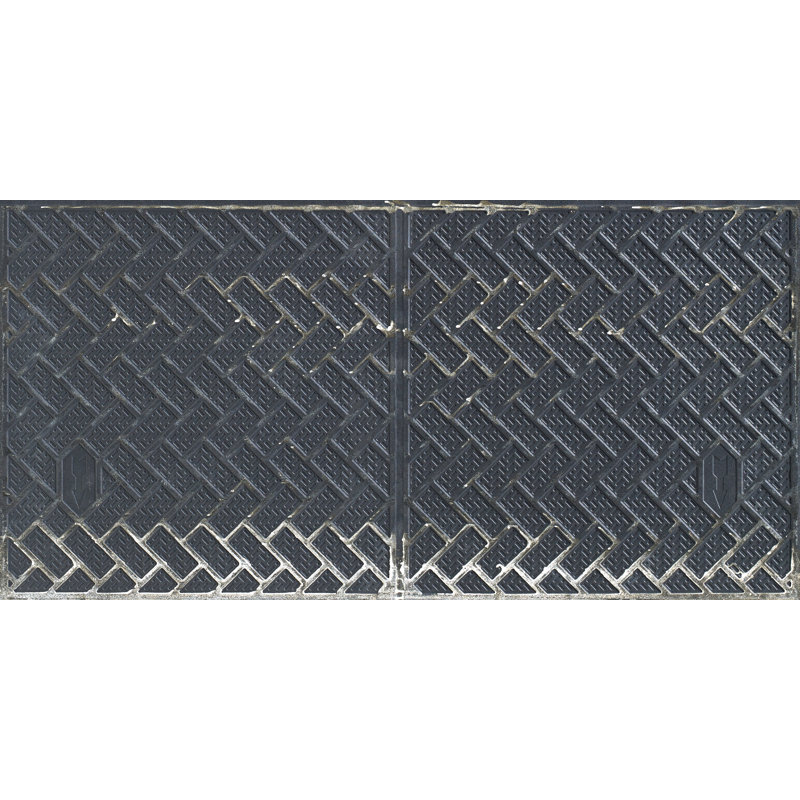 Element 12" x 24" Porcelain Concrete Look Wall & Floor Tile, Off-Black