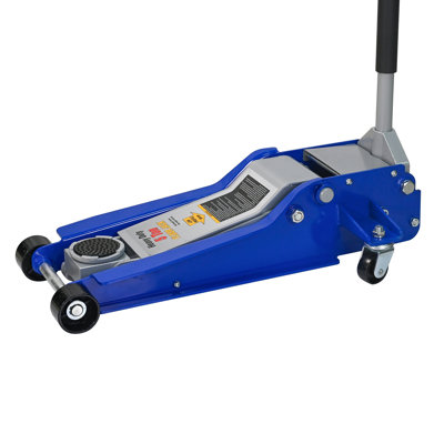 Hydraulic Jack, 5 Ton(11,000Lbs)Low Profile Floor Jack, Heavy-Duty Steel Racing Floor Jack With Dual Piston Quick Lift Pump, Floor Jack Lifting Range 3.54"-21.65"