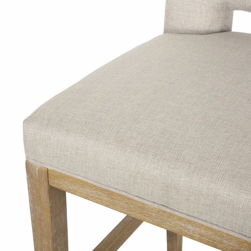Ensemble de 2 tabourets de comptoir 27 pouces, tissu, Tabouret de comptoir (siège d'une hauteur de 27 p, Blé