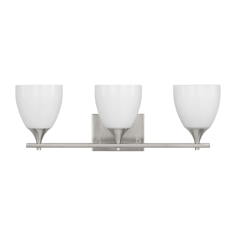 Toffino Vanity Light, Brushed Steel, 3