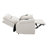 Beige Polished Microfiber Power Motion Recliner With Lift, Heating & Massage Chair-909795201