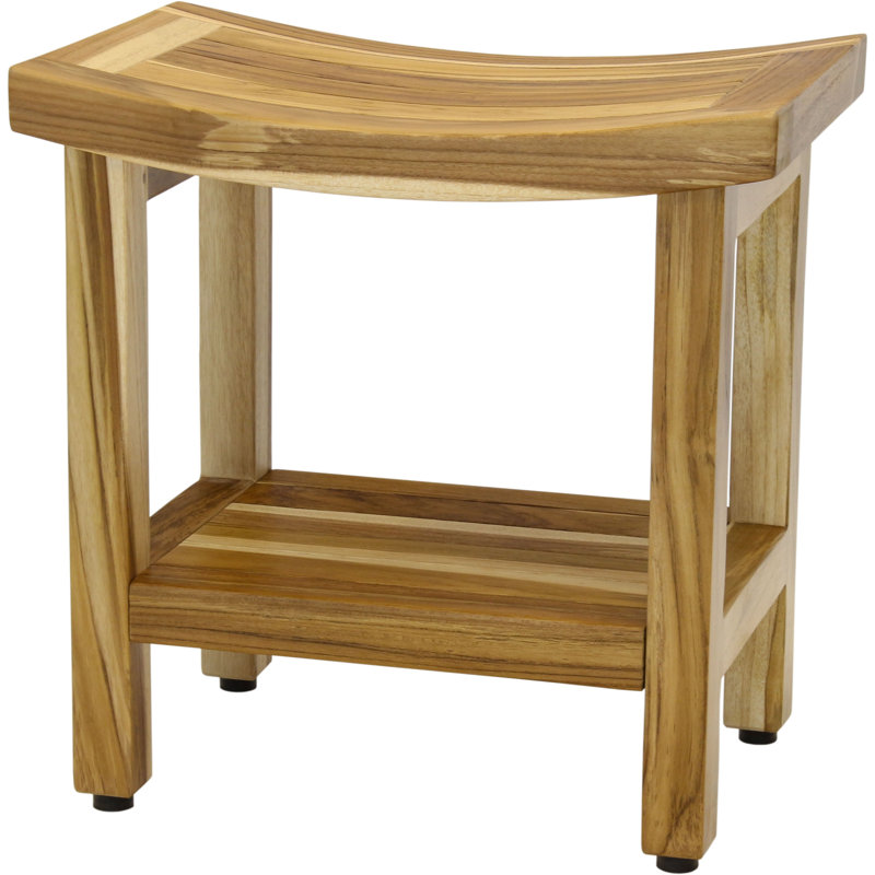 Sumba Shield Teak Shower Bench