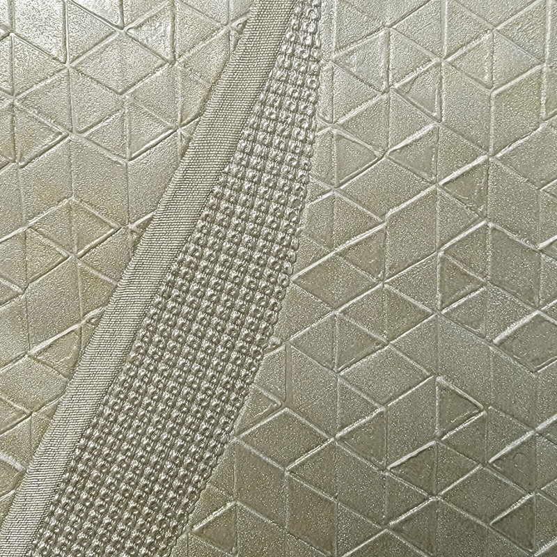 Rouleau de papier peint géométrique triangulaire