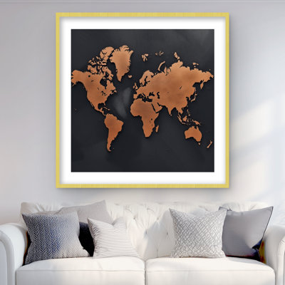 Rusted Map - Blueprints American