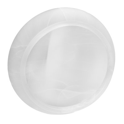 9.25 Inch Alabaster Light Replacement Glass, Millbridge Collection, White