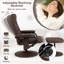 Fauteuil inclinable ergonomique 31,5 po en similicuir-2110115459-2110115460