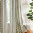 1 PCS 50X95" Cotton Printed Curtain Panel With Chenille Stripe And Lining-1230443956-1230443958
