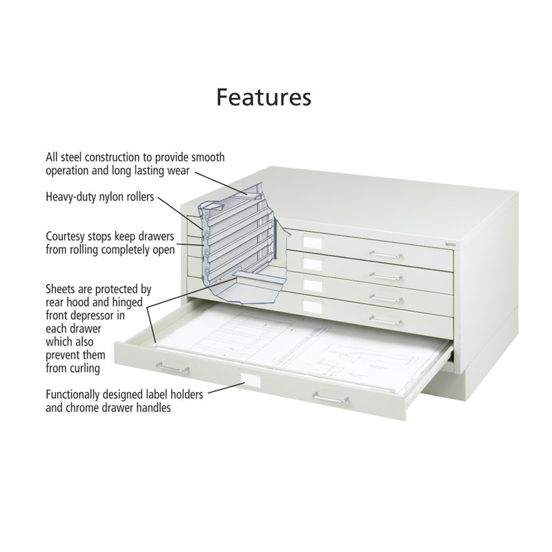 Facil Flat Files Filing Cabinet