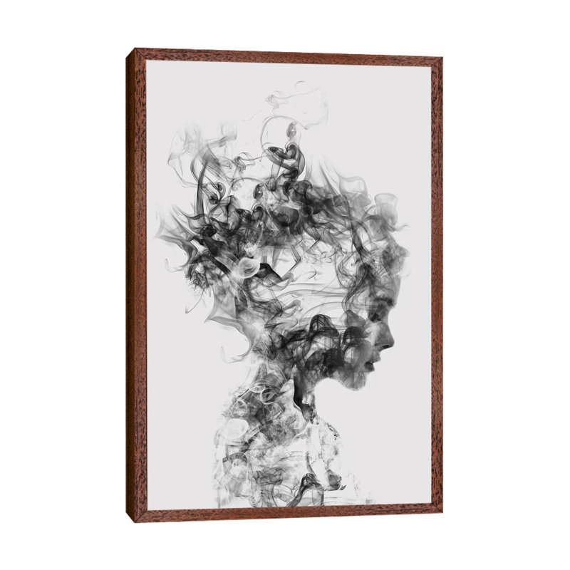 Dissolve Me by Dániel Taylor - Print on Canvas, Brown Framed, 101.6 cm H x 66.04 cm W