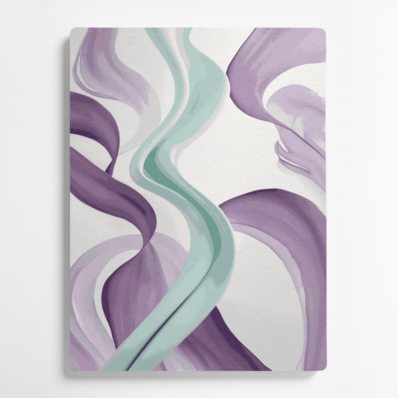 Abstrait aquarelle 32, art mural vert en métal, H 16 po x l 20 po