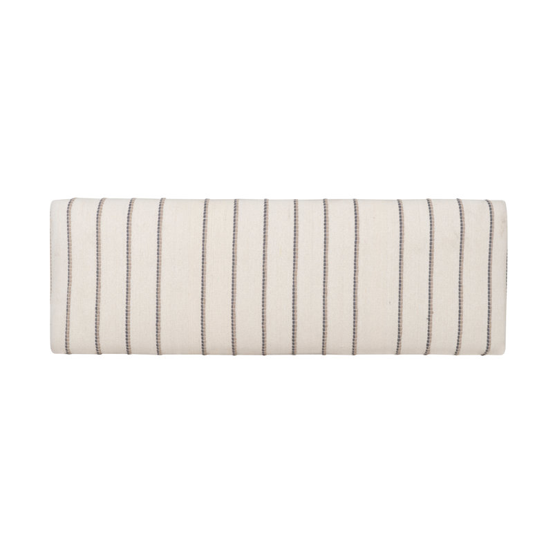 Conlan Upholstered Black and Cream Bench