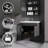 Modern Grey Vanities With Ceramic Sink, Space-saving Wall-mounted Design