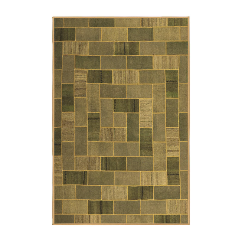 Tapis contemporains brun lavable à la machine 2629, Tapis de couloir 2 pi x 5 pi