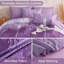 Ensemble d'édredon 7 pièces, ensemble de literie en microfibre dégradé coloré-122607896-122607900