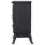 Marlow Home Co. 28.9 cm W Black Fireplace